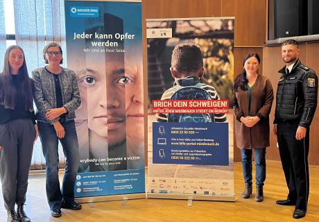 WEISSER RING bei #Aktion-Schutzschild, Foto privat